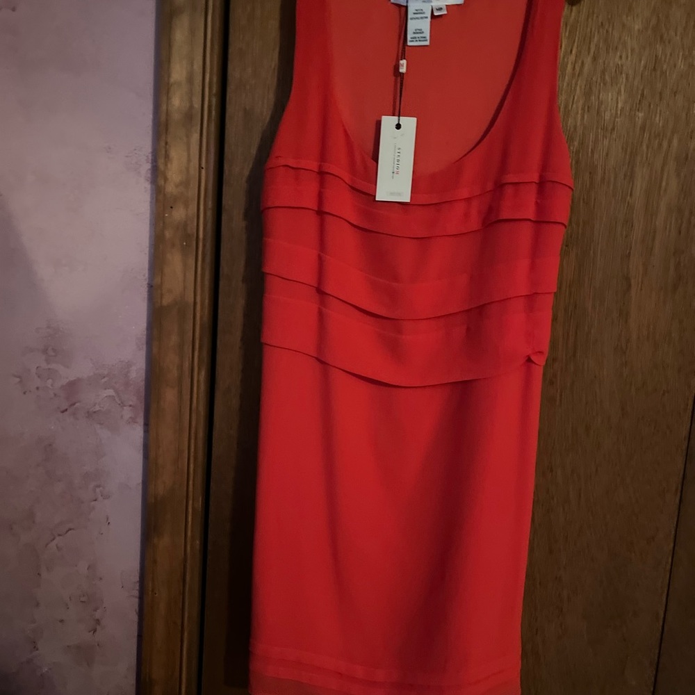 Women’s Size M Petite Coral Dress NWT Studio M
